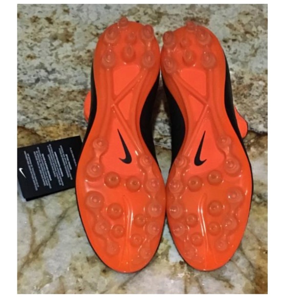 NIKE Hypervenom Phantom II AG Dynamic Fit Black Orange Soccer Cleats NEW Mens 7 main image 5